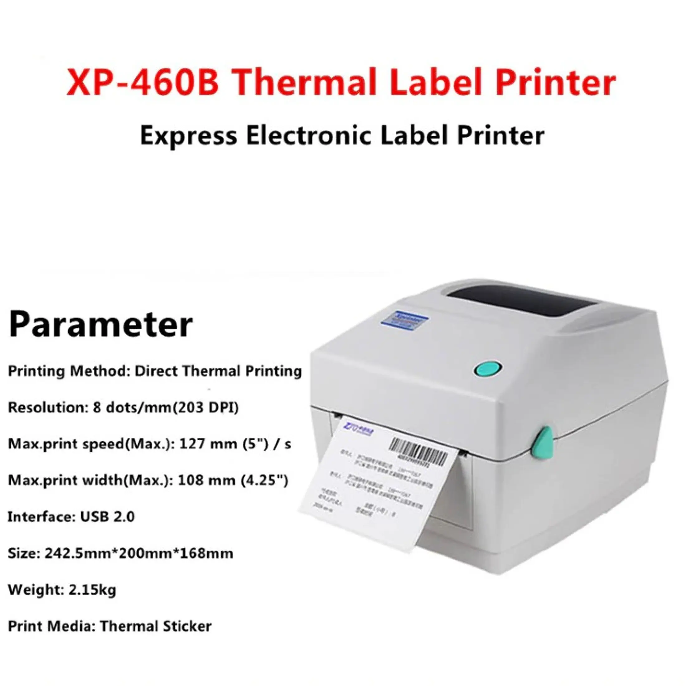 xprinter 460b bluetooth