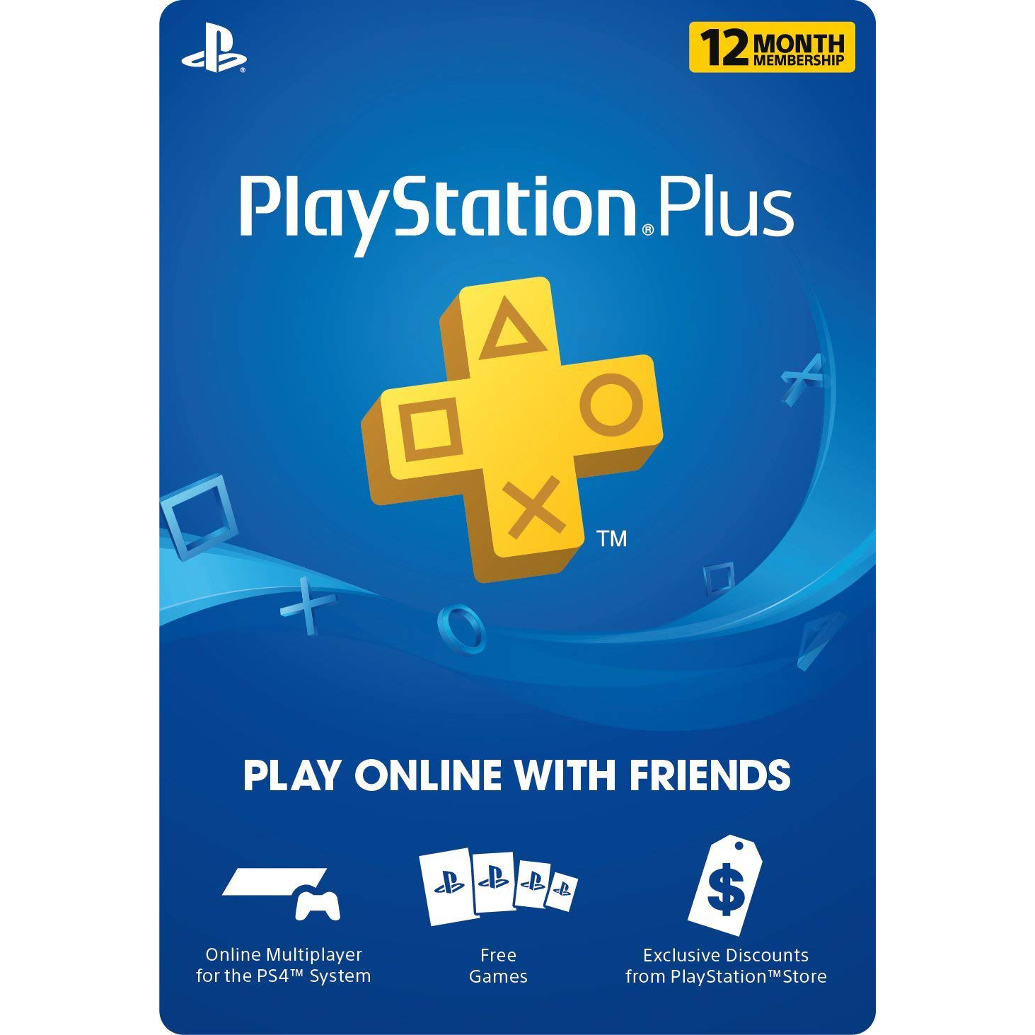 Playstation PS Plus 12-Month Membership 