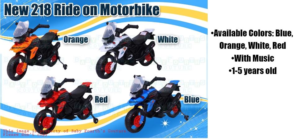 ride on motorbike for 5 year old