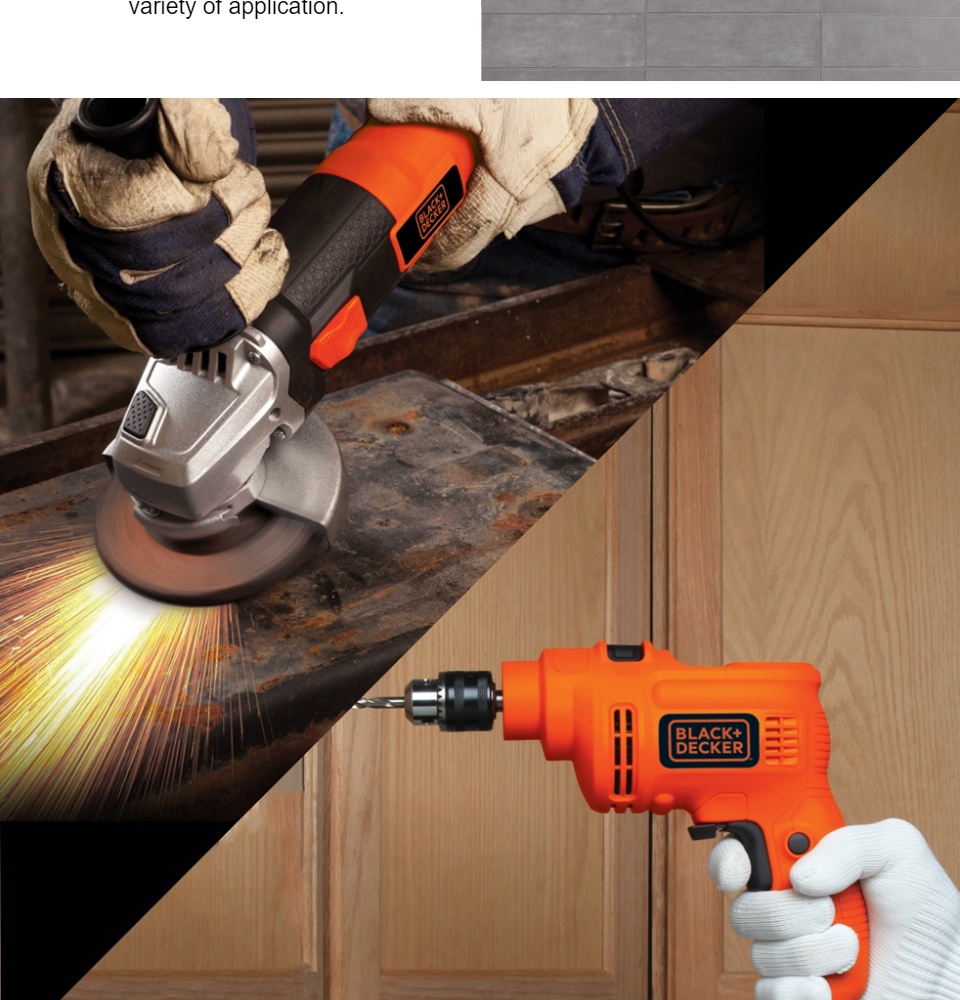 Black+Decker Hammer Drill and Grinder TP555G720-B1 Combo, Power Tools, Power and Hand Tools, Abenson Hardware