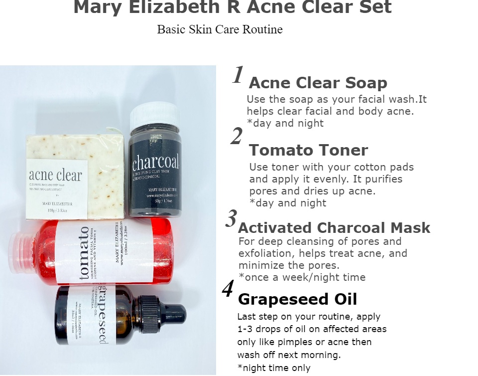 acne clear set
