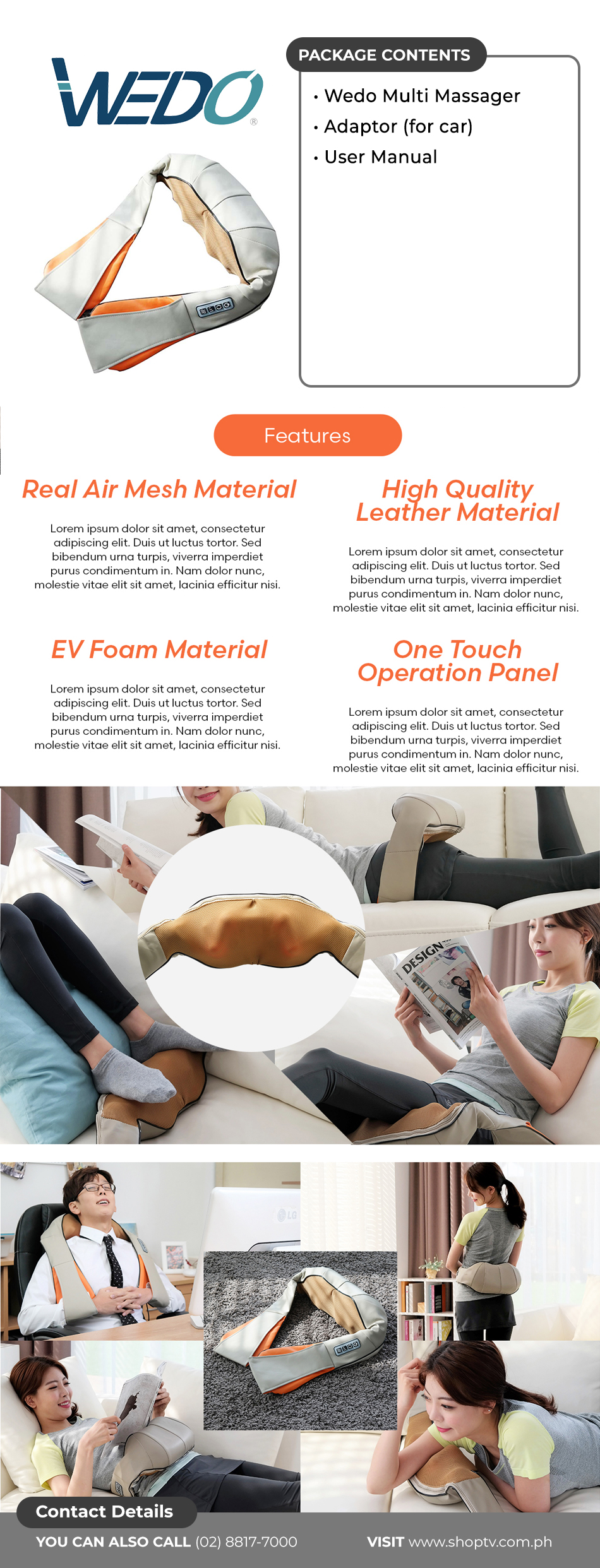 Wedo multi massager lazada Clearance