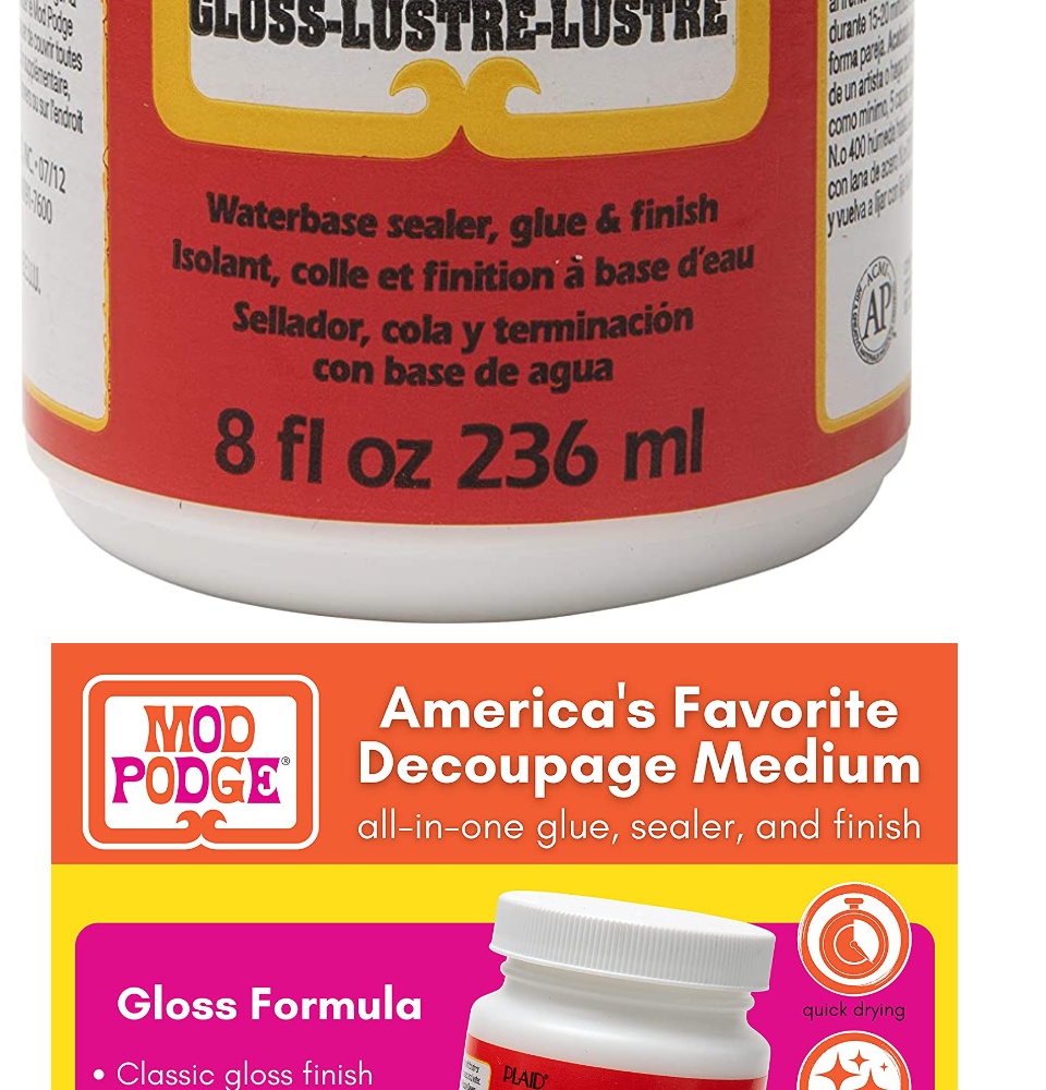  Mod Podge CS11201 Waterbase Sealer, Glue and Finish, 8