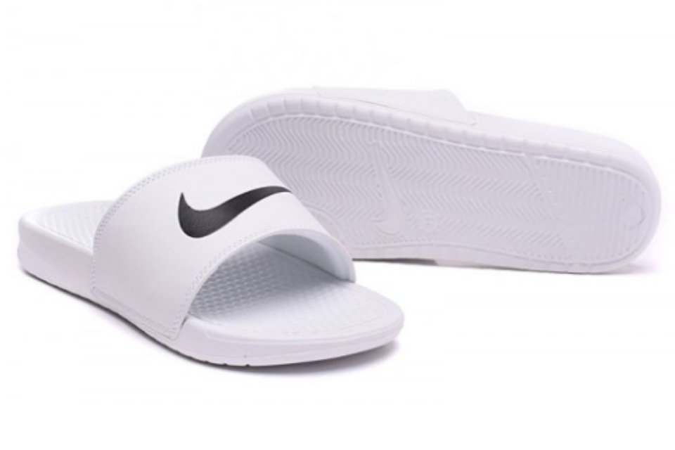 black colour slippers