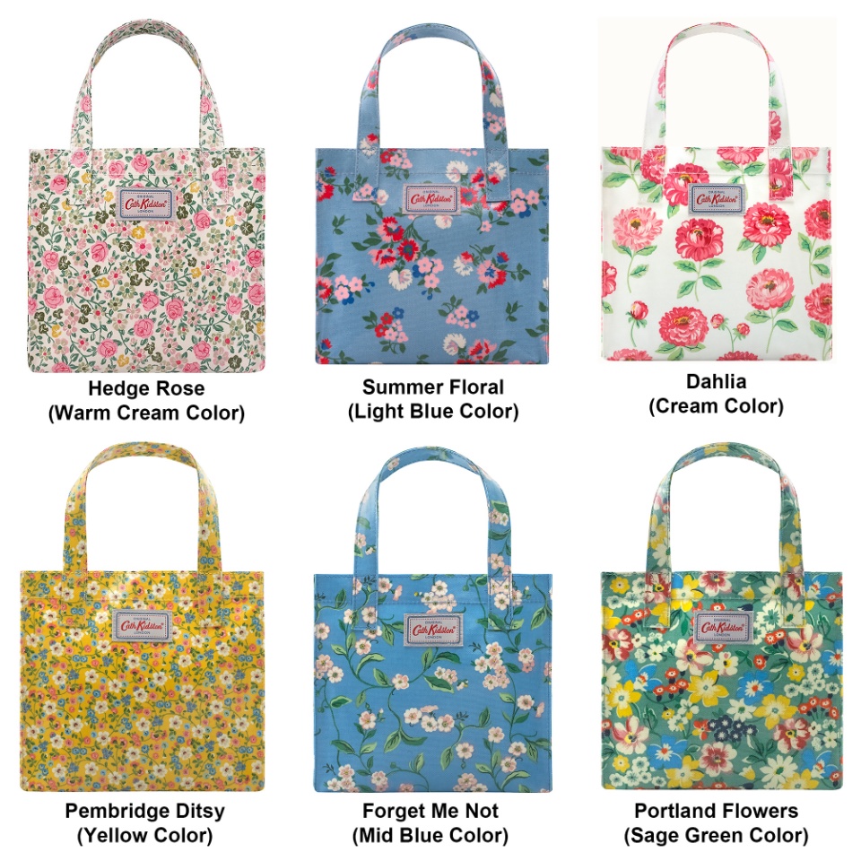 Cath kidston bag blue shops flowers