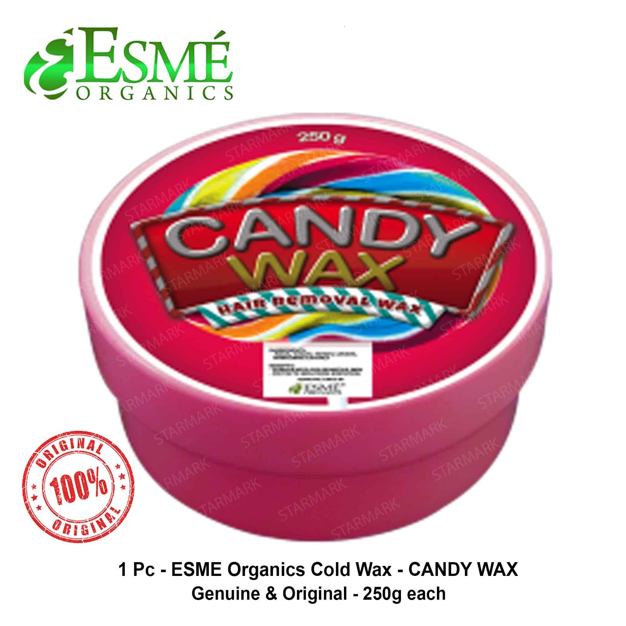 Esme Organic Cold Wax Painless Hair Removal 250g Candy Hair