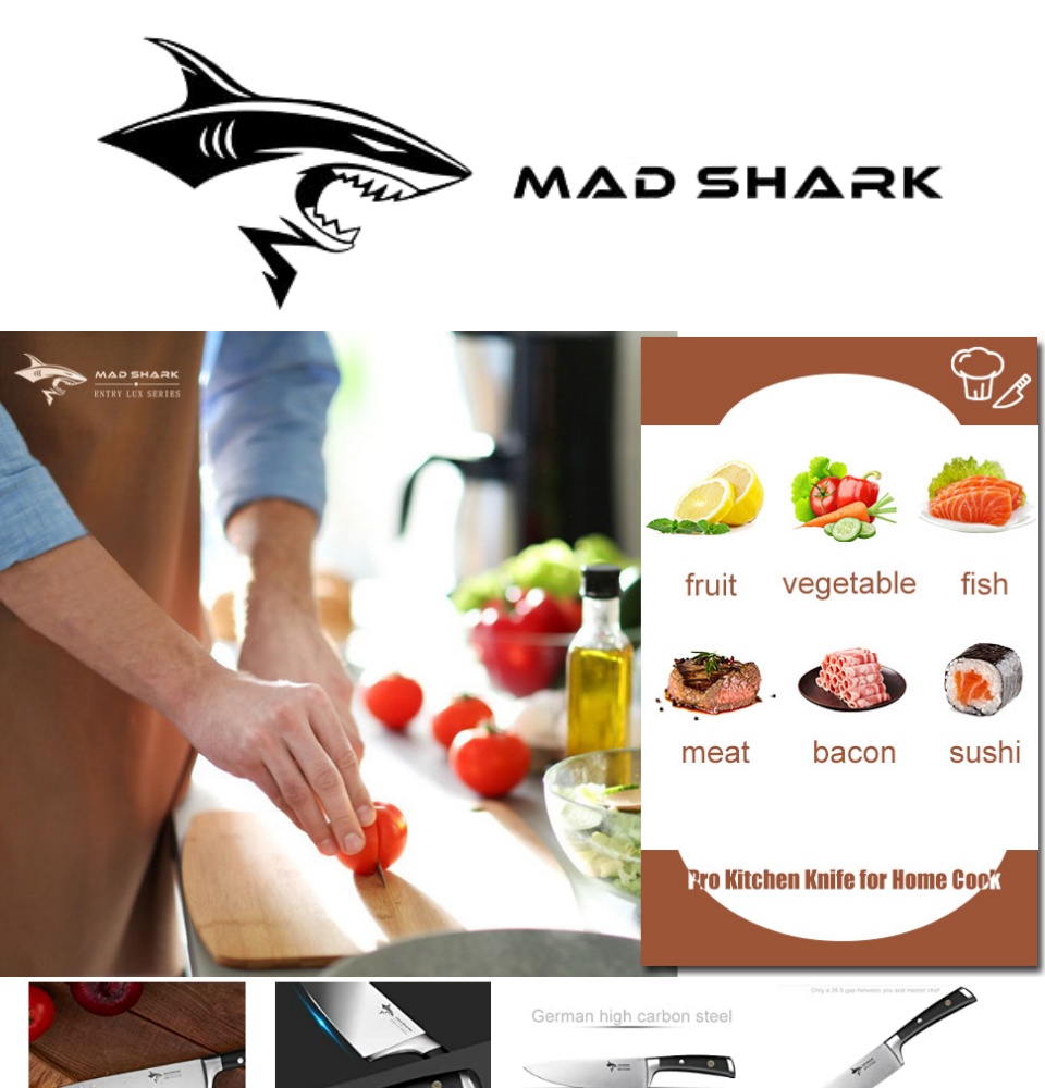 MAD SHARK ENTRY LUX SERIES 8 Chef Knife