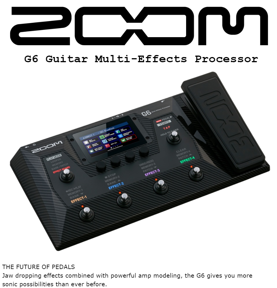 Zoom - G6 Guitar Multi-Effects Processor | Lazada PH