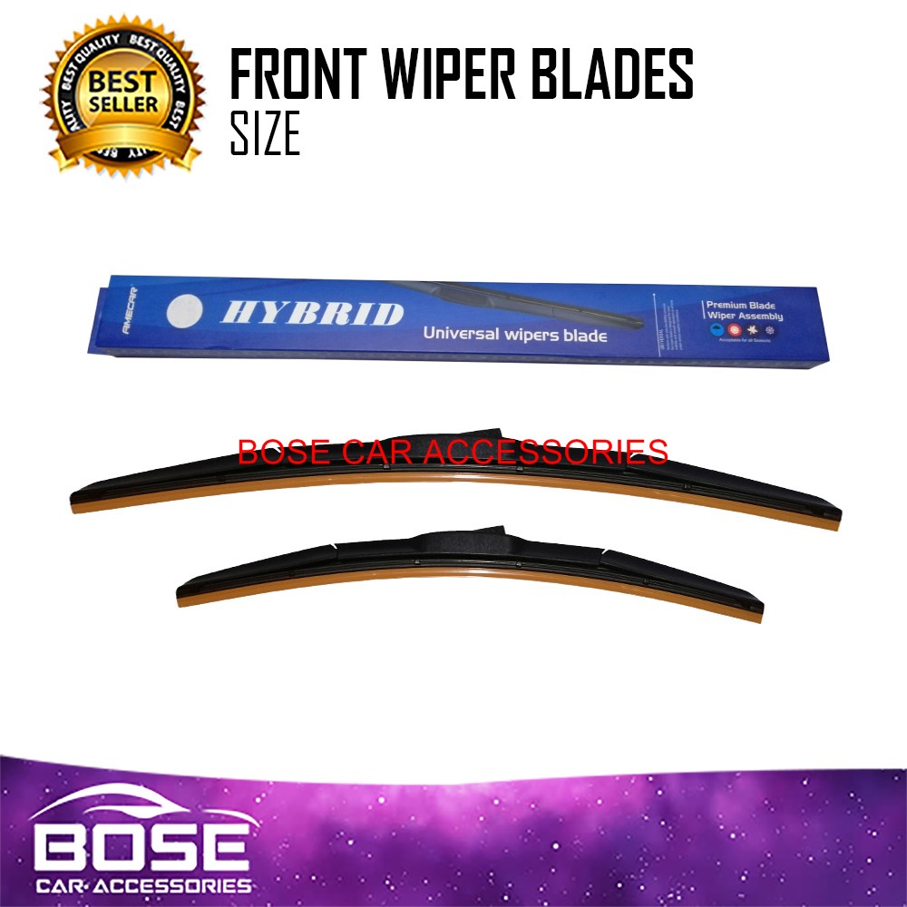 2011 corolla wiper blade size