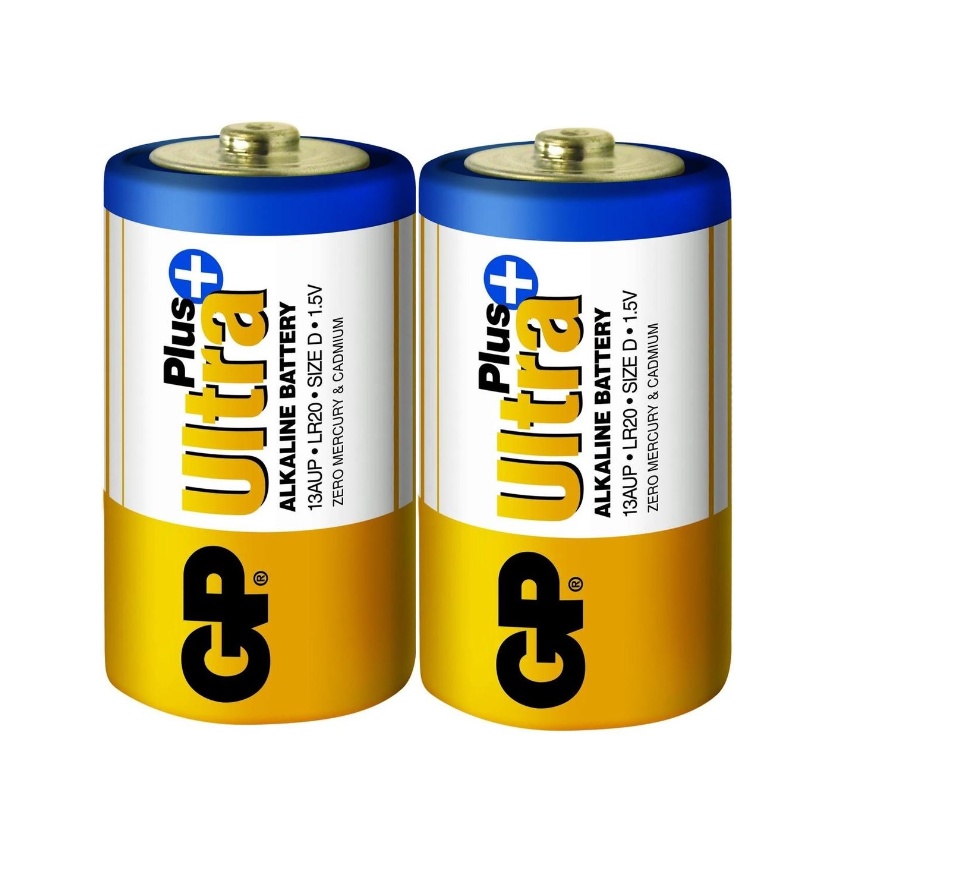GP Ultra Alkaline battery LR20 (D) 2pcs/foil