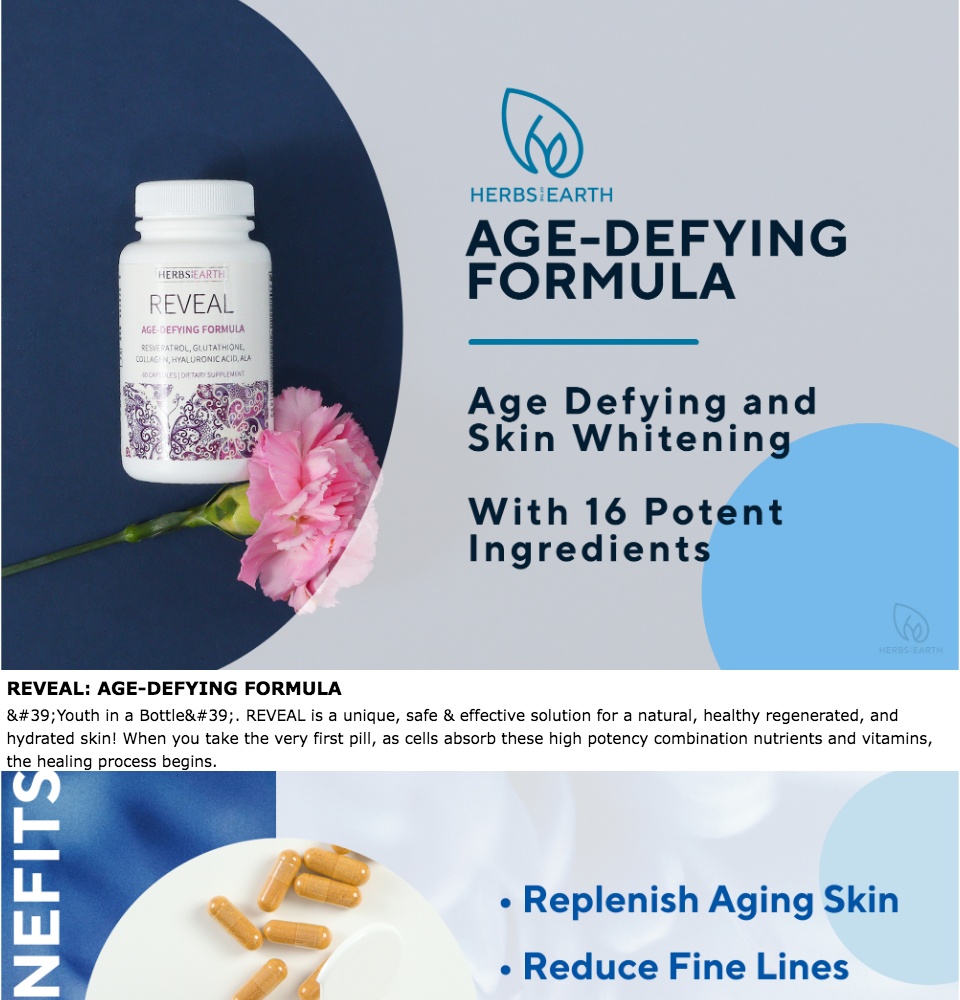 reveal glutathione REVEAL Glutathione Collagen Age Defy Whitening Glowing Skin Capsules w/Vitamin E Vitamin C, Vitamin A Hyaluronic Acid ALA Aloe Vera Resveratrol L Glycine Green Tea Green Coffee Skin Acne Pimples, USA MADE