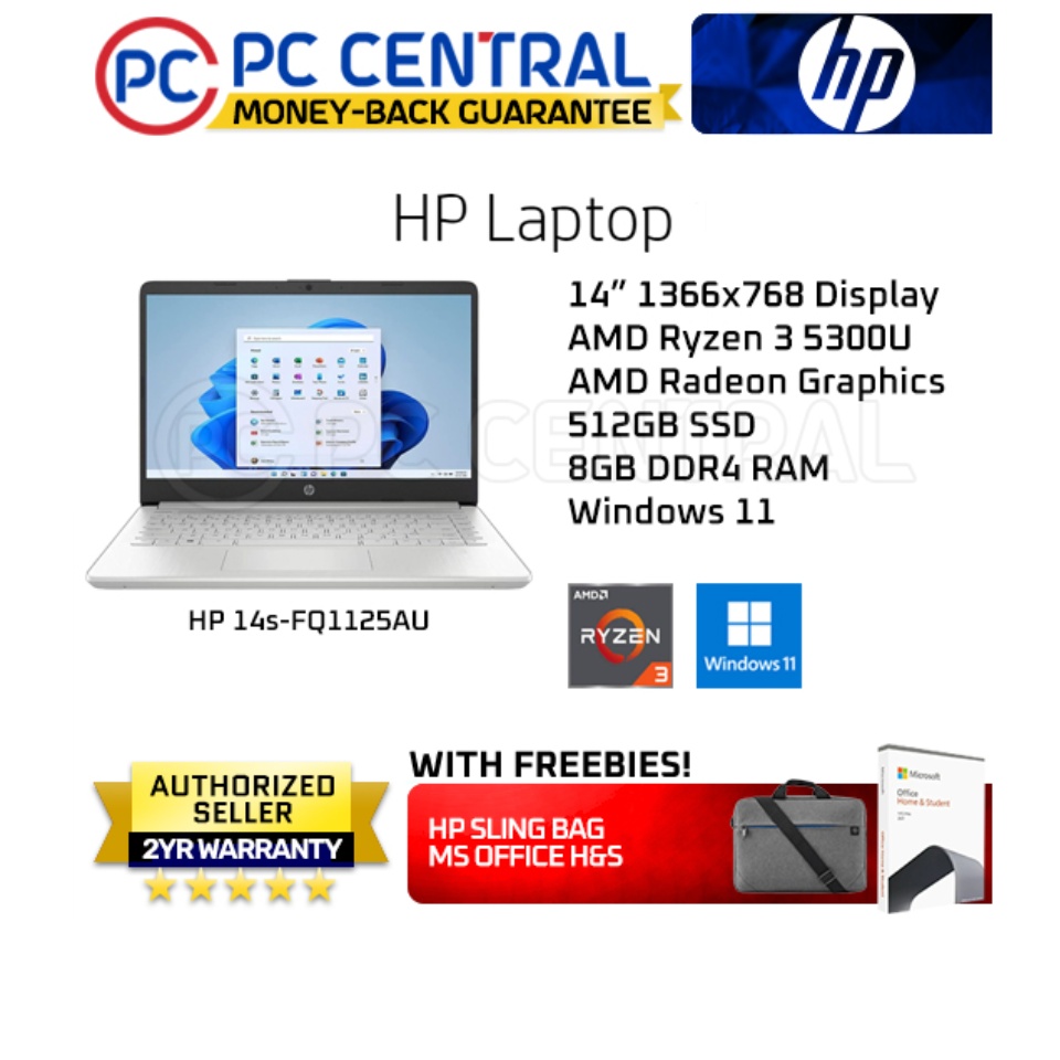 Hp 14s Ryzen 5300u Laptop HP 14s Laptop (14s-FQ1125AU) AMD Ryzen