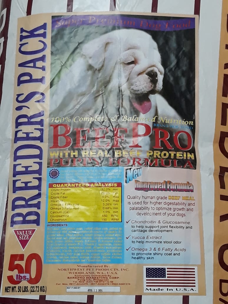 Beef Pro Puppy Per Sack 22 7kg Dog Food Lazada Ph