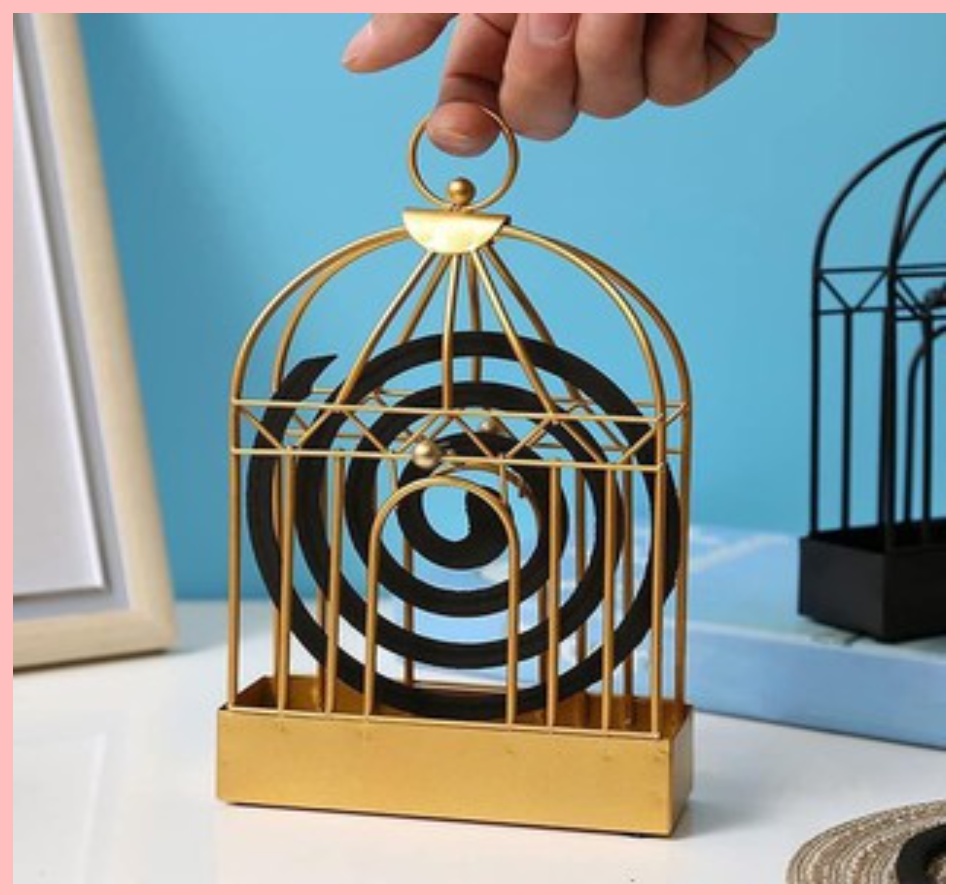 Stylish Metal Mosquito Coil Holder Birdcage Incense Rack Home Decoration  (Katol Holder), Fireproof Mosquito Coil Holder Stylish Metal Mosquito Coil  Holder Birdcage Incense Rack Home Decoration (Katol Holder), Fireproof  Mosquito Coil Holder