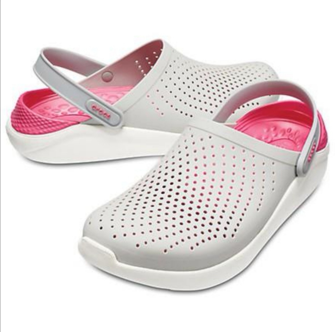 crocs slippers pink