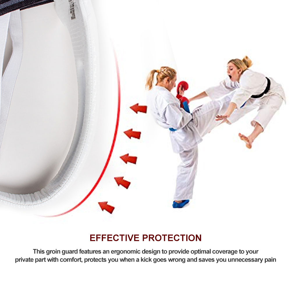 WESING Karate Groin Guard for Women Approved by WKF Groin Protector