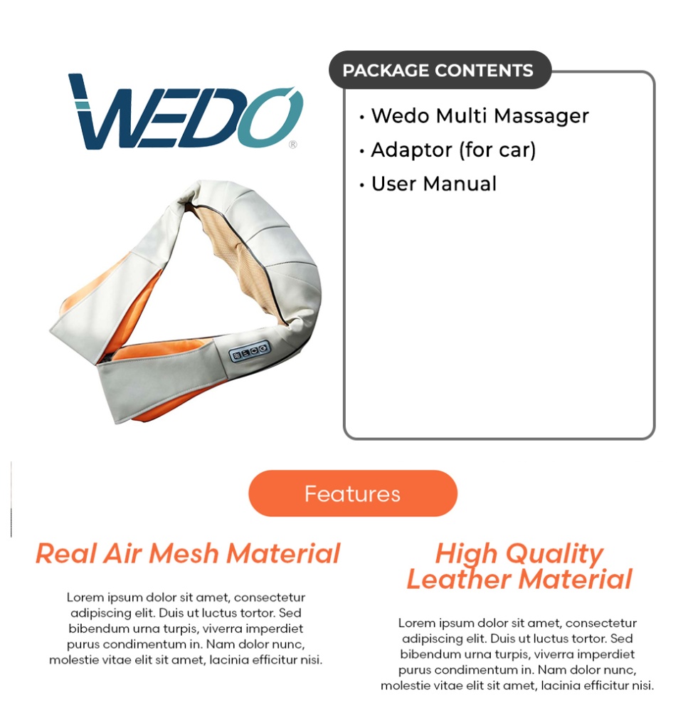 Wedo multi massager lazada Clearance