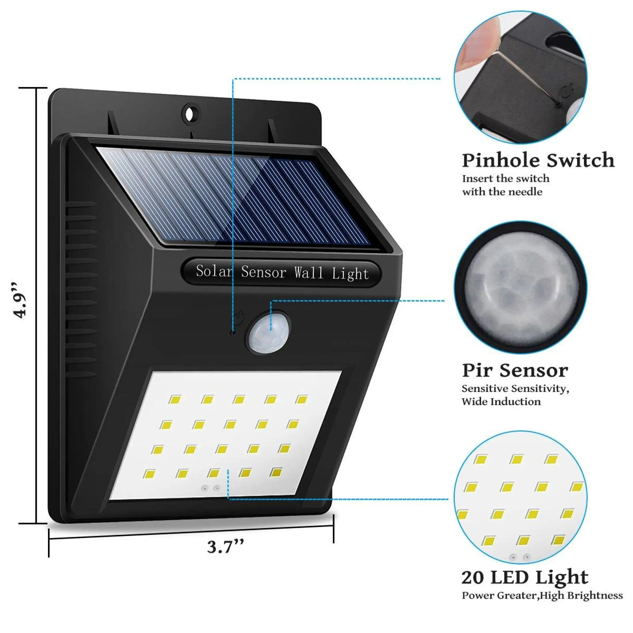 Solar steady light Clearance