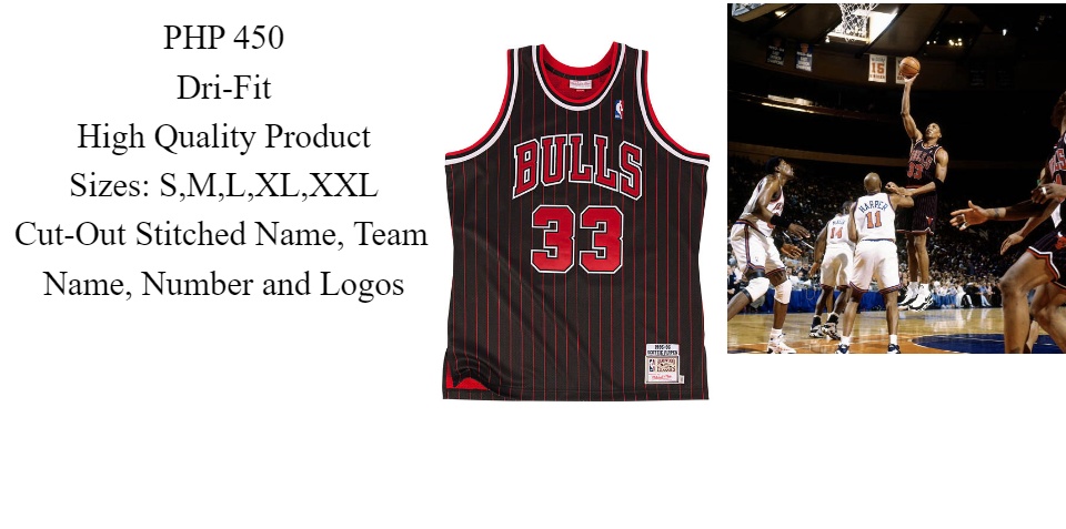 Scottie Pippen - Chicago Bulls Black Pinstripe Jersey w/Shorts –  BlackOpsToys