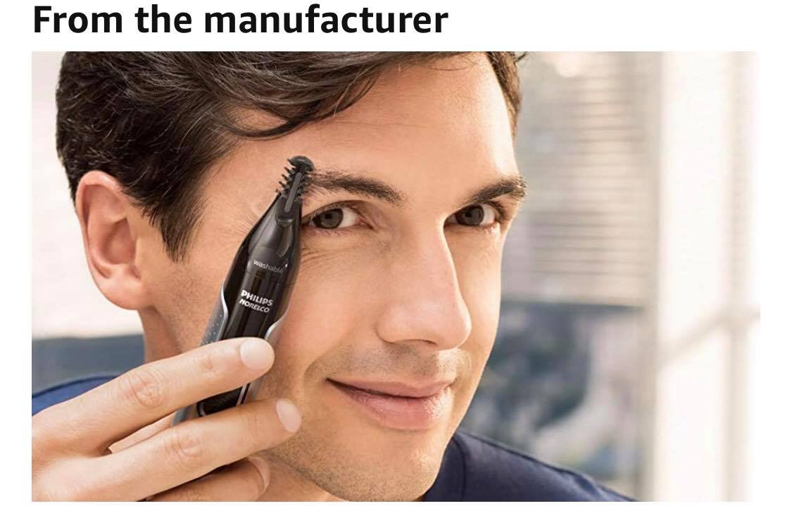 philips norelco eyebrow guard