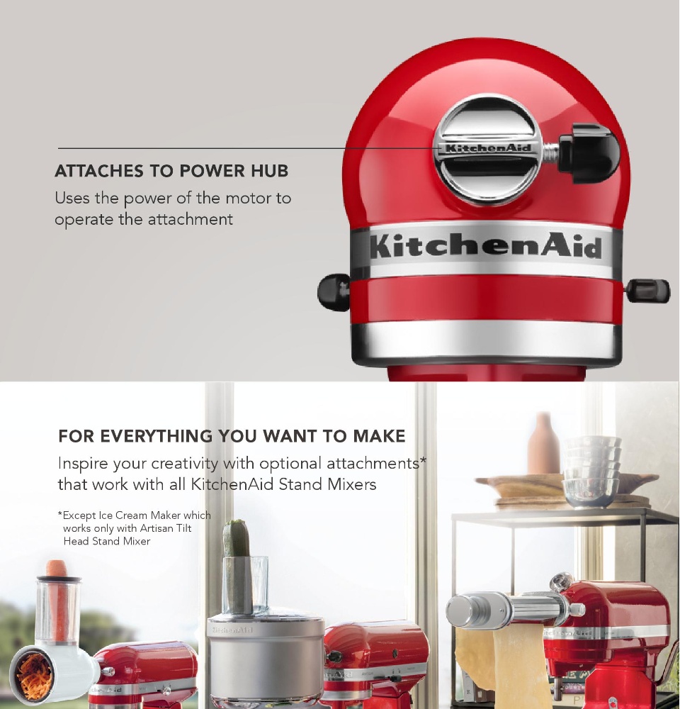 KitchenAid 5 Blade Spiralizer with Peel, Core and Slice Stand Mixer  Attachment - Shop Kitchen & Dining at H-E-B