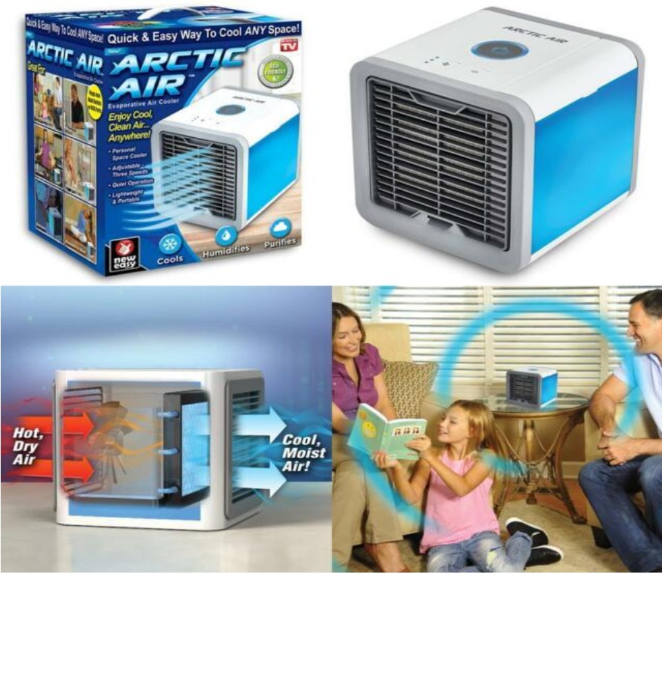 ontel arctic air personal space cooler