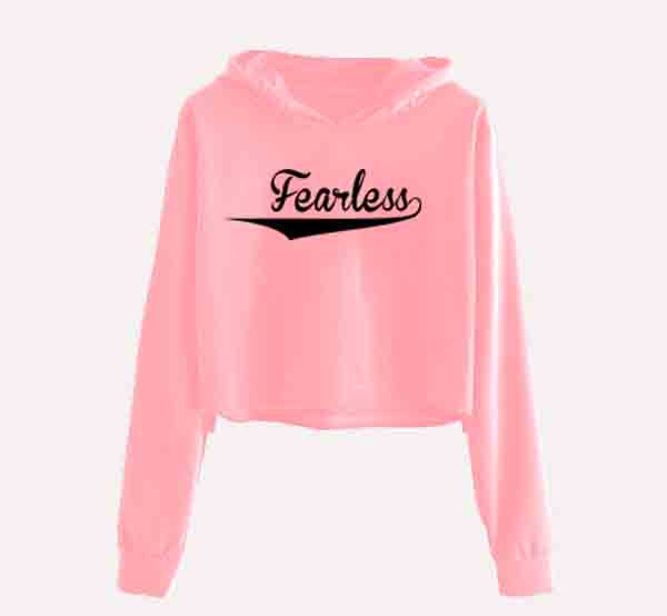 lazada crop top hoodie