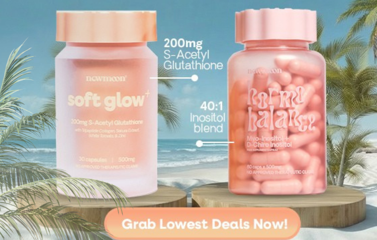 luxxe glutathione NEW MOON SOFT GLOW (30capsule) - B1T1 - Expi April 2026 - S-Acetyl  Glutathione Collagen Oral Sunblock Beauty Supplement Vitamin C main image 1