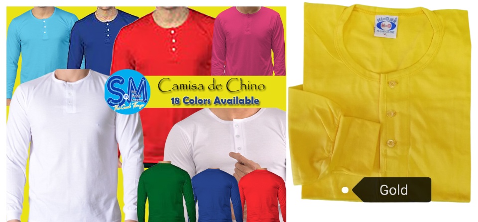 MUL1 Long-Sleeve Camisa de Chino