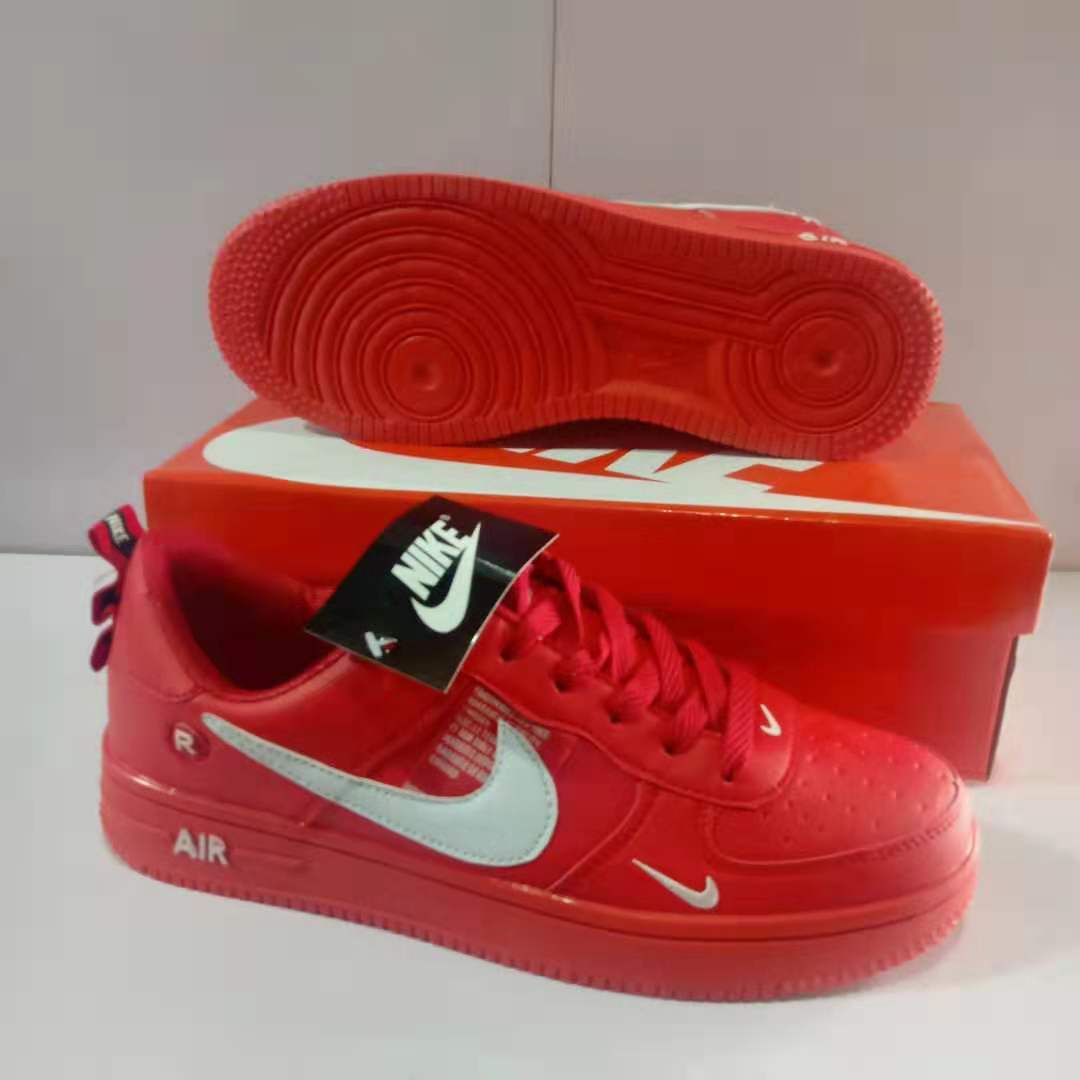 red low top air force 1