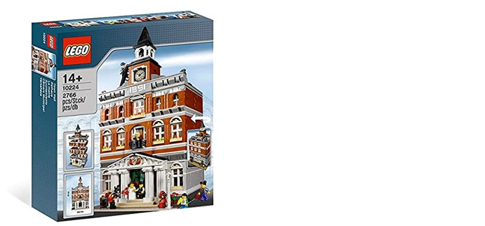 Lego Creator Expert Lego Town Hall Lego Creator 10224 Town Hall 11