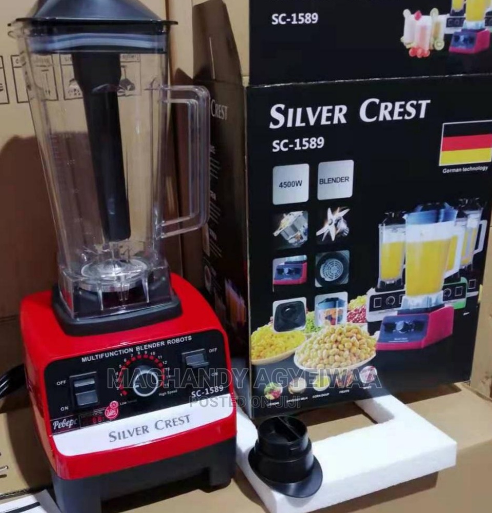 Durable silver crest blender is here🔥 Aseju ni 15,000w…..4500w ti to