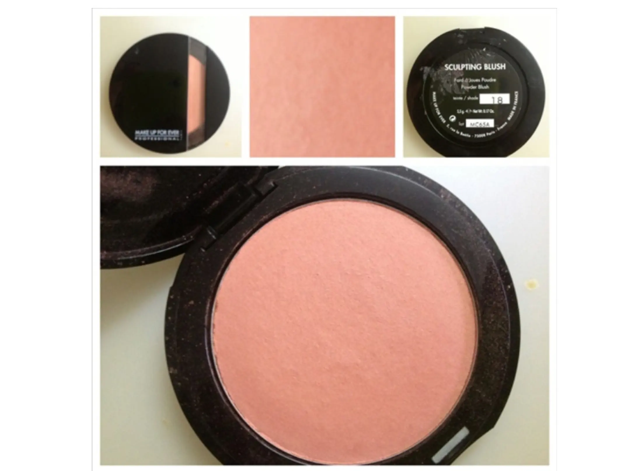 light peach blush