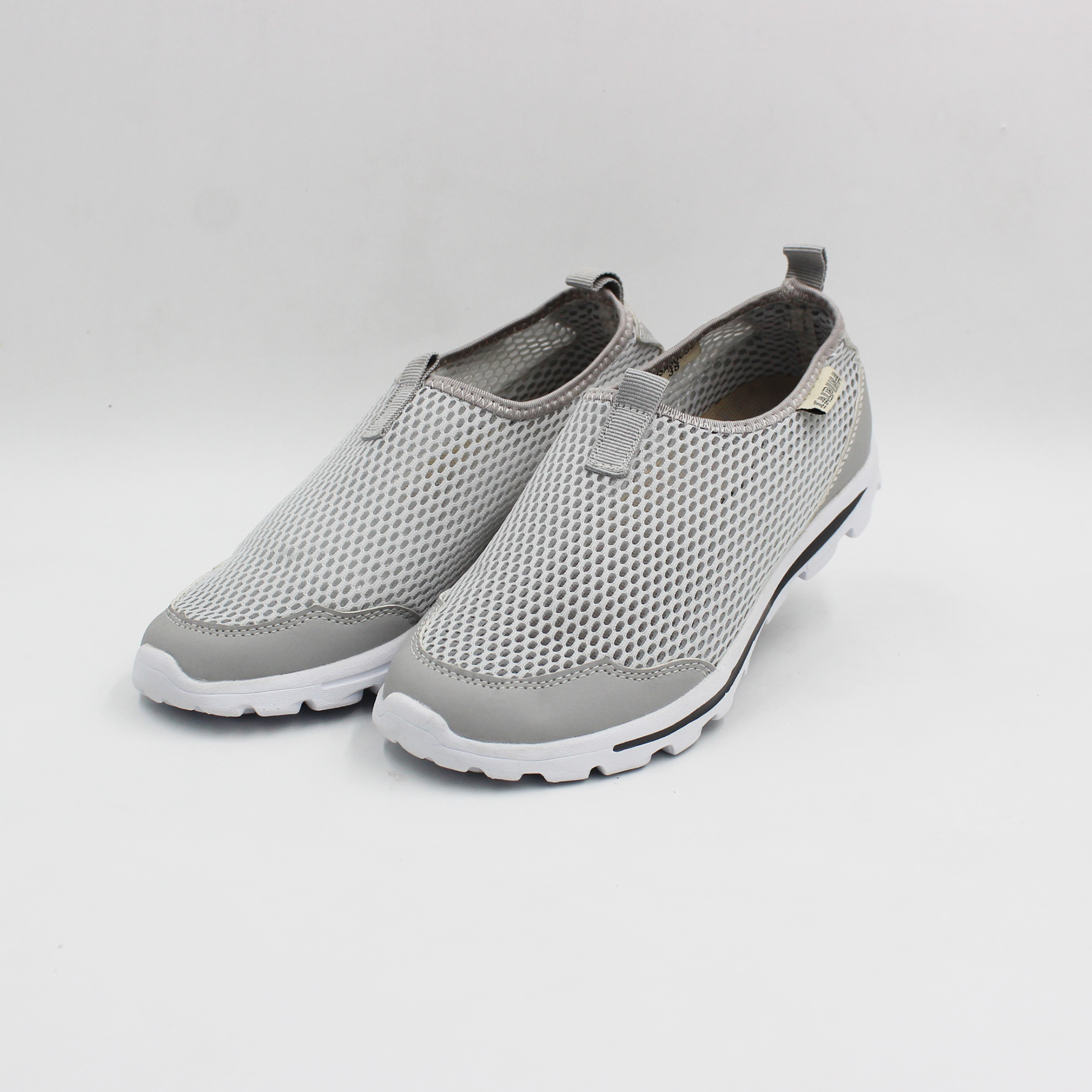 gray slip on