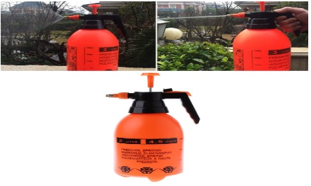 Portable 2.0L Chemical Sprayer Pressure Garden Spray Bottle Handheld  Sprayer 