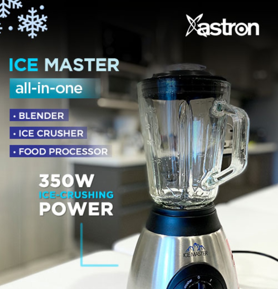 SALE!!! Astron Ice Power Heavy Duty Commercial Blender and Ice Crusher  (1500W) (2L capacity) SALE!!!