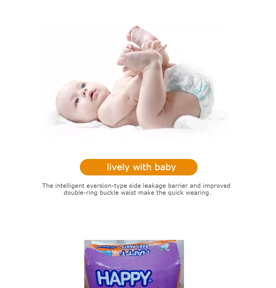 Disposable Diaper Happy Baby Pants XXL 24s Comfortable Baby - Main Image