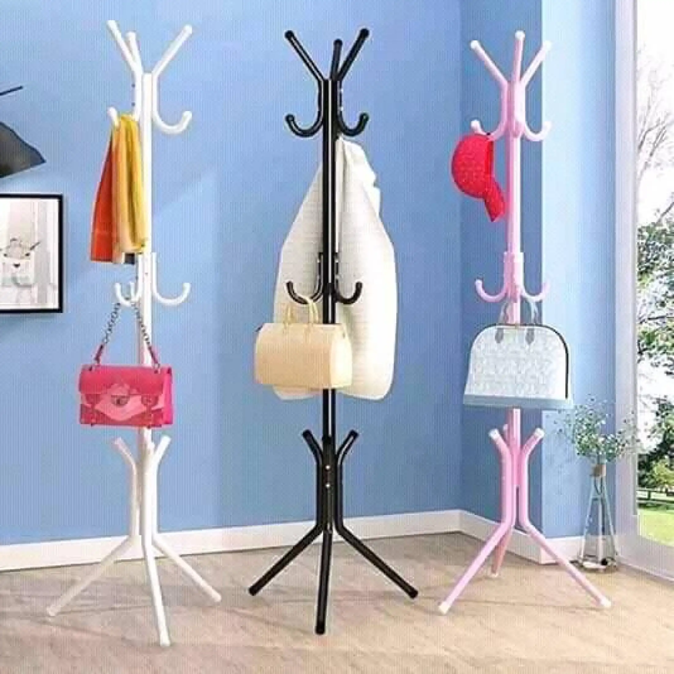 Multi Umbrella Stand Coat Clothes Hat Bag Rack Tree Style Lazada Ph