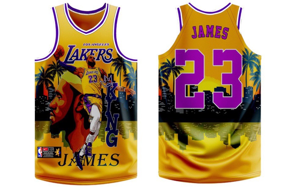 LAKERS CUSTOMIZED JERSEY VIOLET-NBA2K20 ANDROID 