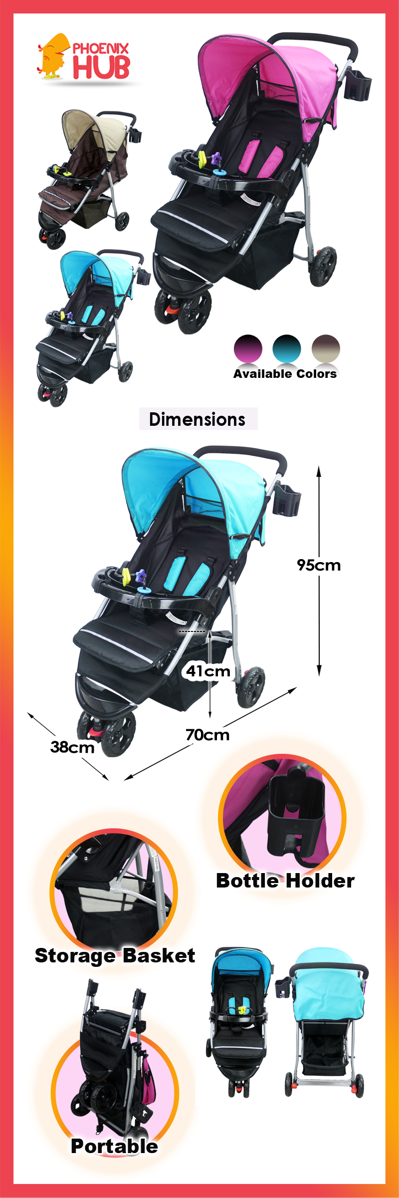 baby jogger food tray