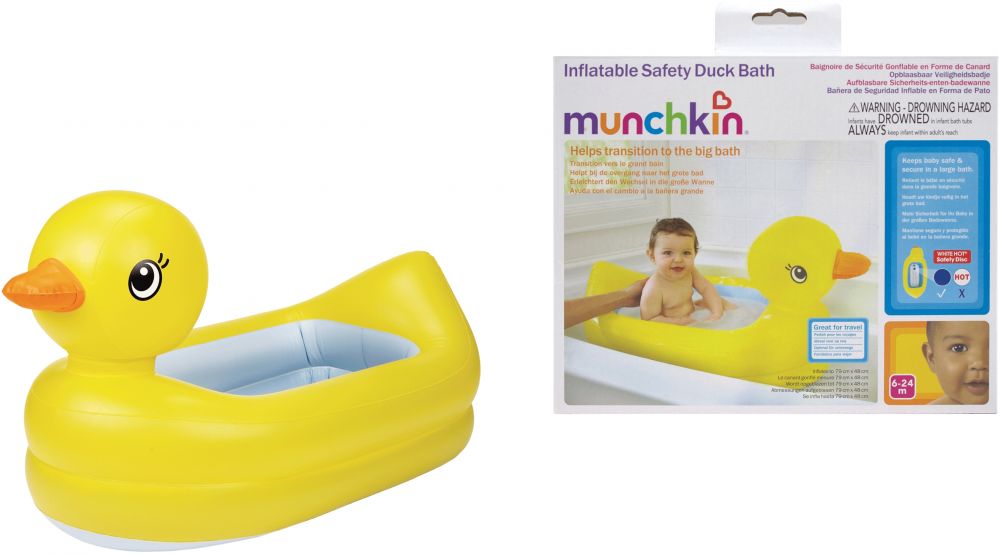 munchkin inflatable duck bath