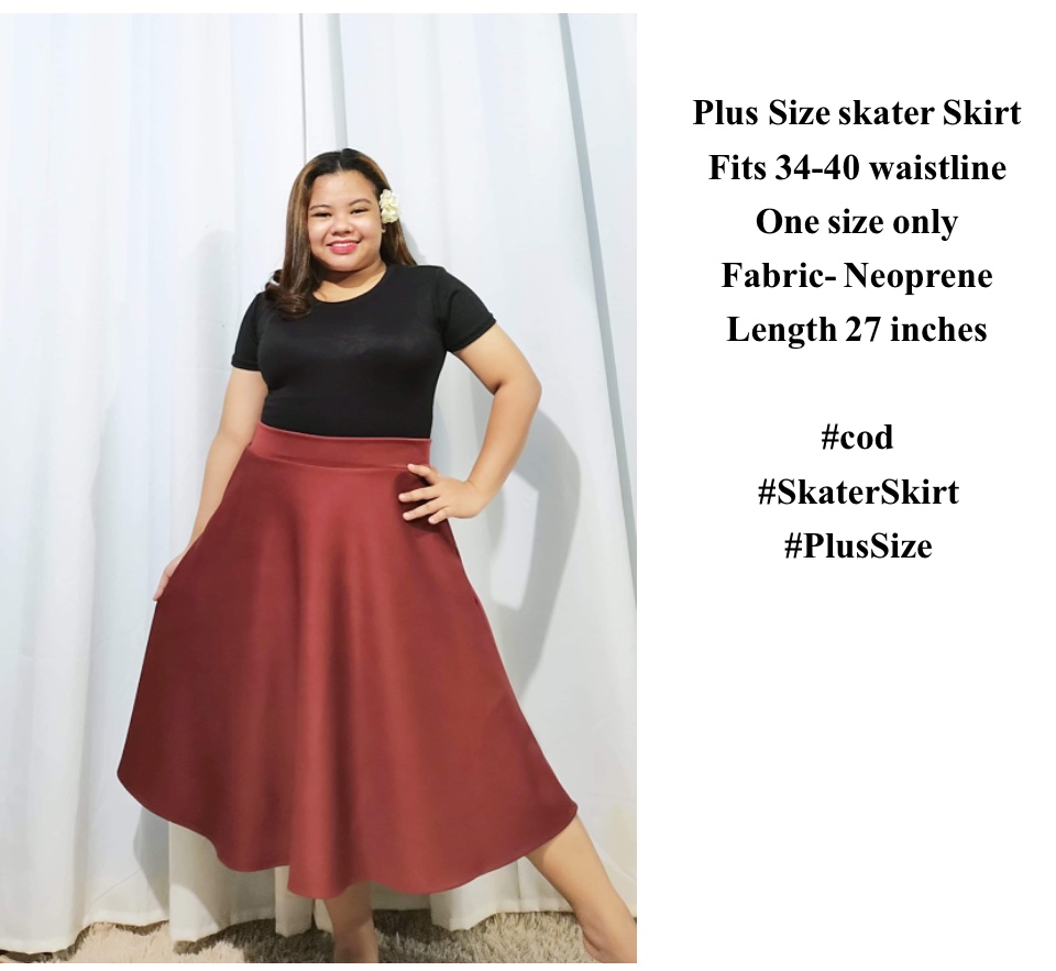 Plus size on sale skater skirt quiz