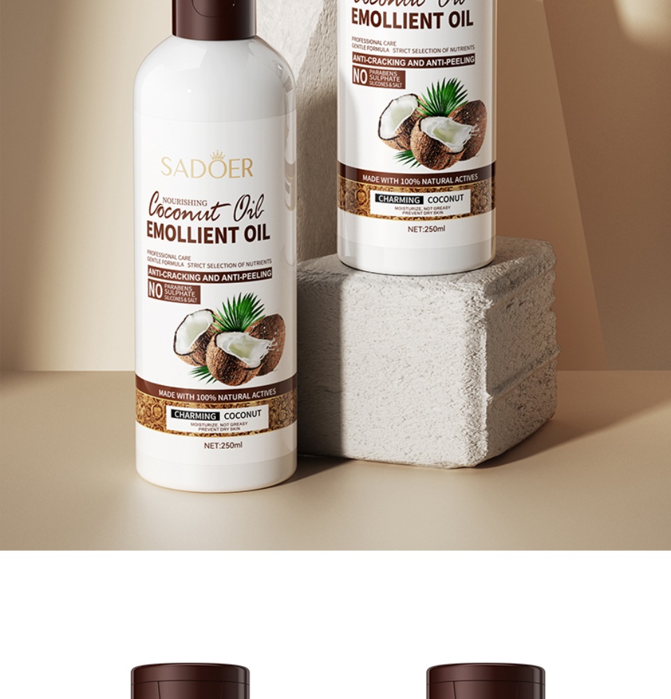 Coconut Emollient Oil SADOER Moisturizing Moisturizing Anti-drying