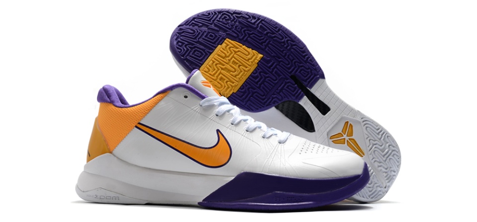 purple and white shoes