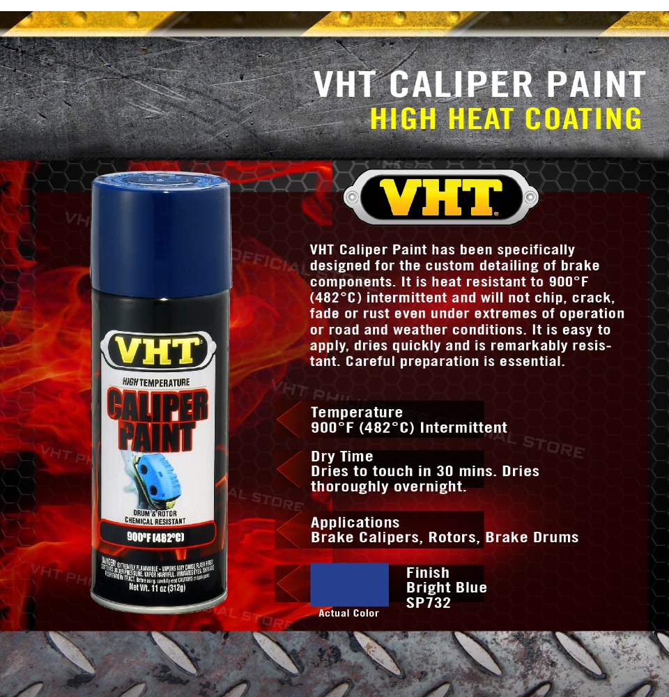 VHT SP732, Bright Blue Caliper Paint