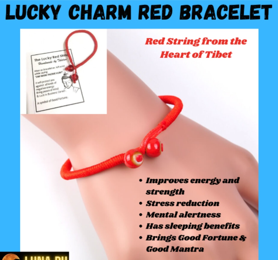 Red bracelet lucky deals charm meaning