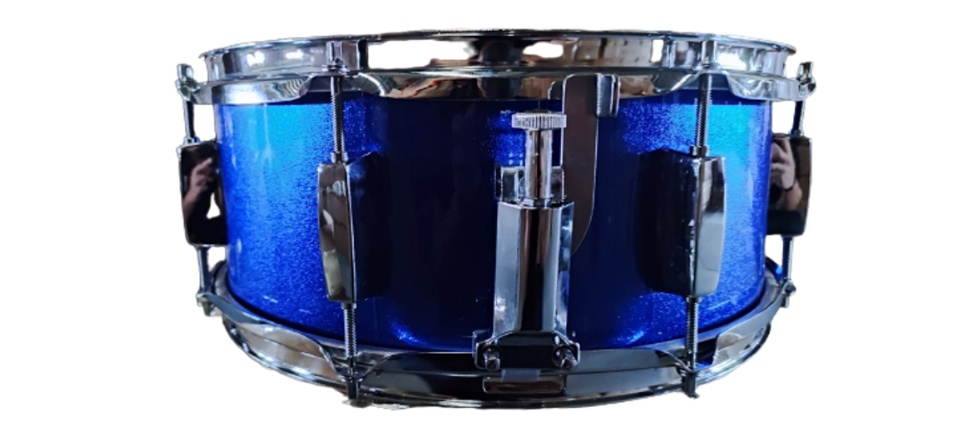 Fernando JBS1058 14X5.5 Snare Drum with REMO Drumhead Blue