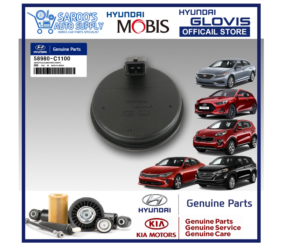 2-Pack Rear Hub Bearing With ABS Speed Sensor For Hyundai Sonata 2015-2019 & Kia Sportage - 58980C1100