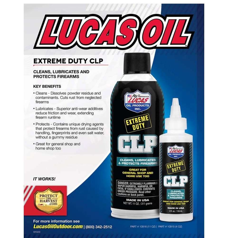 LUCAS OIL EXTREME DUTY GUN OIL 4OZ