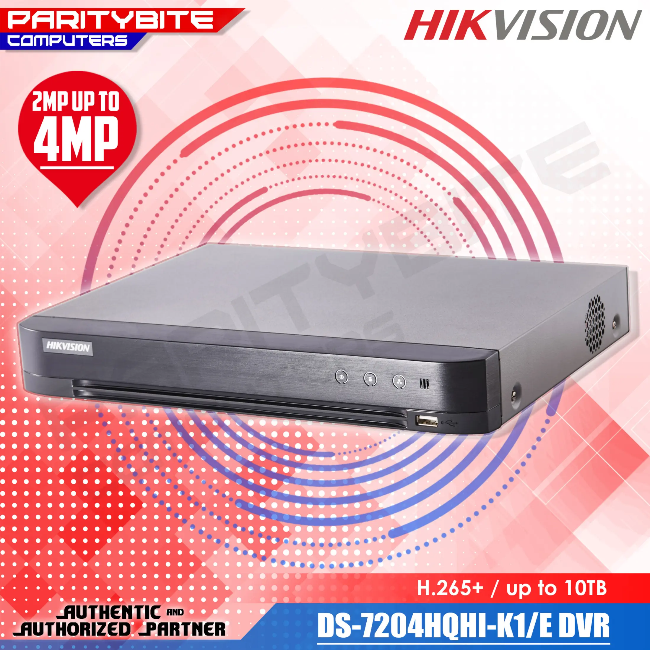 Hikvision Ds 74hqhi K1 E 4 Channel Dvr 1080p 2mp 1u H 265 Lazada Ph